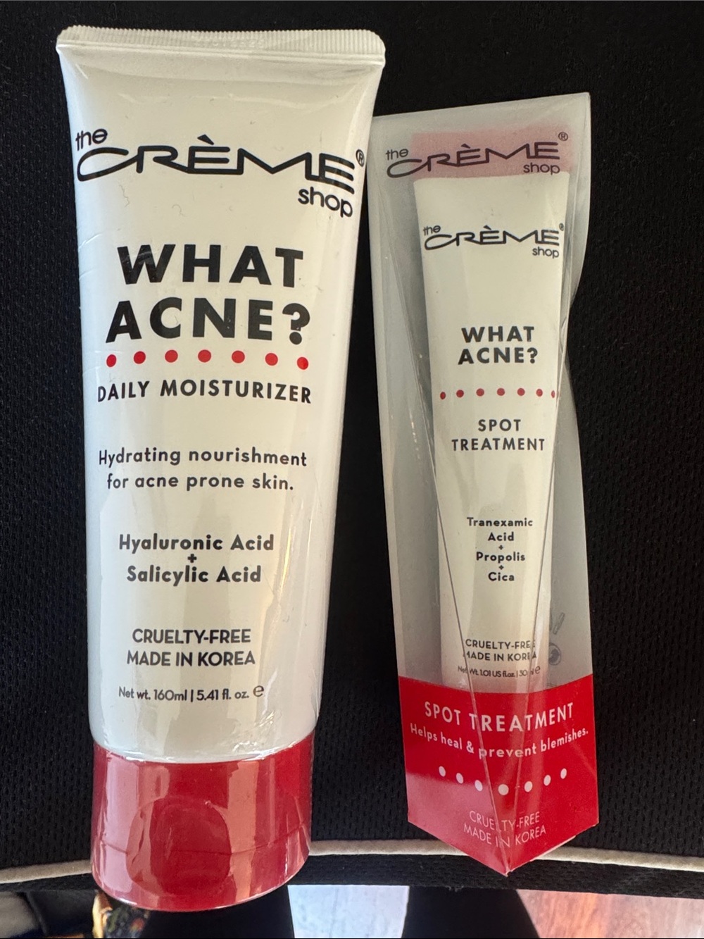Crème Shop What Acne? Daily Moisturizer + Spot Treatment